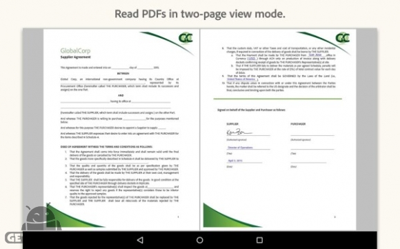 دانلود برنامه Adobe Acrobat Reader اندروید