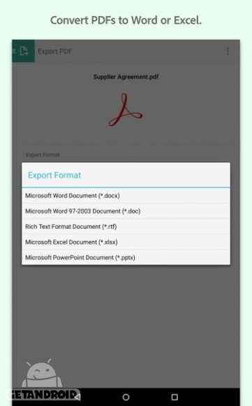 دانلود برنامه Adobe Acrobat Reader اندروید