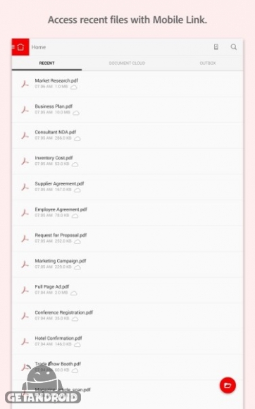 دانلود برنامه Adobe Acrobat Reader اندروید