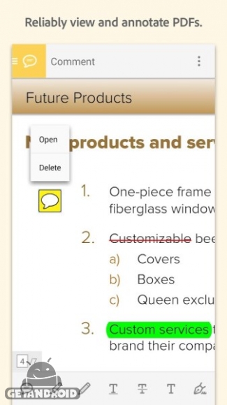 دانلود برنامه Adobe Acrobat Reader اندروید