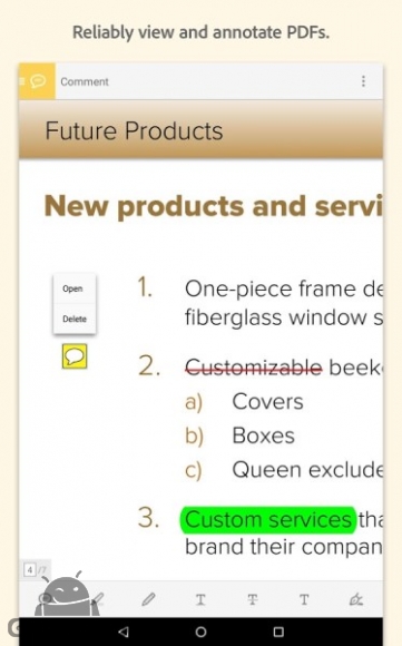 دانلود برنامه Adobe Acrobat Reader اندروید