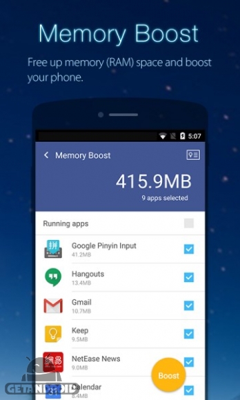 دانلود یوسی کلینر UC Cleaner: Clean Memory 2.7.0.30 افزایش سرعت گوشی اندروید