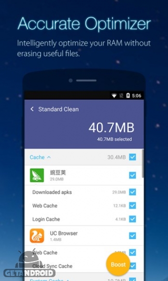 دانلود یوسی کلینر UC Cleaner: Clean Memory 2.7.0.30 افزایش سرعت گوشی اندروید