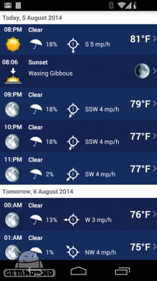 دانلود برنامه Weather XL PRO اندروید
