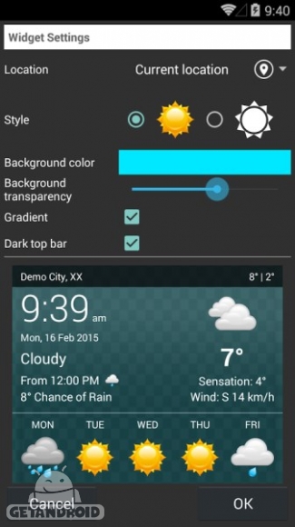 دانلود برنامه Weather XL PRO اندروید