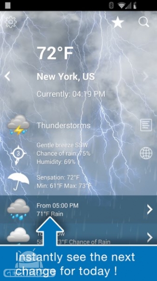 دانلود برنامه Weather XL PRO اندروید