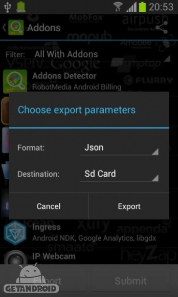 دانلود برنامه Addons Detector اندروید