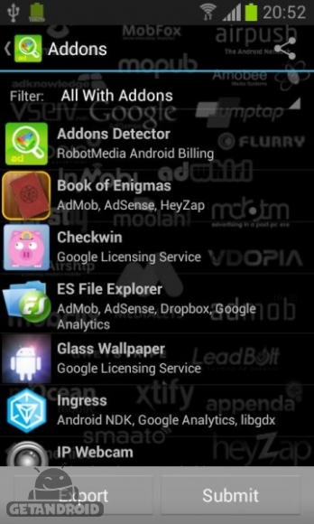 دانلود برنامه Addons Detector اندروید