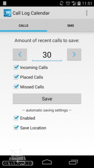 دانلود Call Log Calendar 2.2.0 برنامه تقویم تماس ها و پیام های اندروید