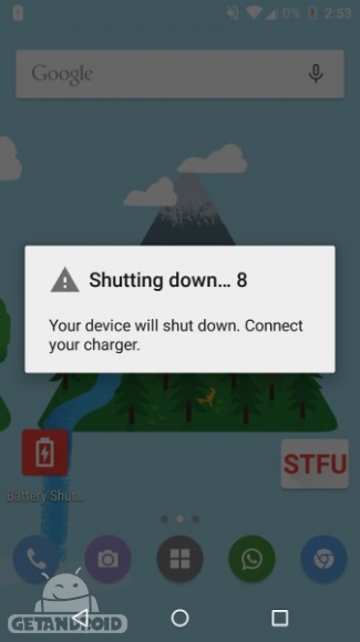 دانلود Battery Shutdown Manager Pro 1.1 برنامه اطلاع از زمان خاموش شدن گوشی اندروید