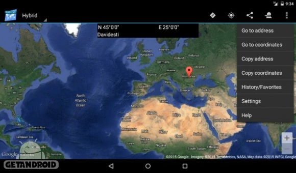 دانلود برنامه Map Coordinates اندروید
