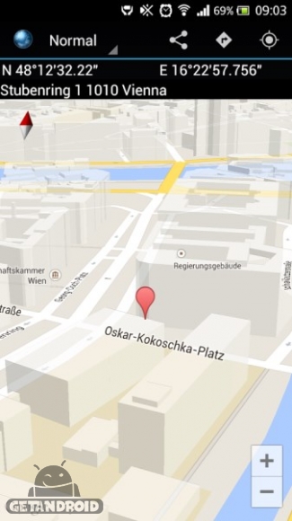دانلود برنامه Map Coordinates اندروید