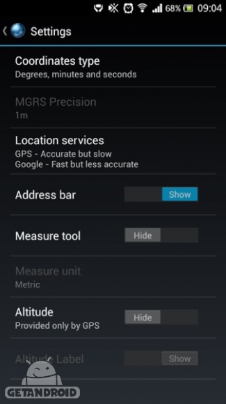 دانلود برنامه Map Coordinates اندروید