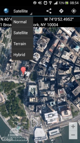 دانلود برنامه Map Coordinates اندروید