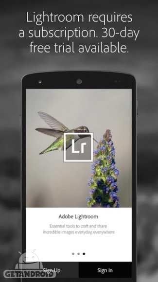 دانلود برنامه Adobe Photoshop Lightroom اندروید