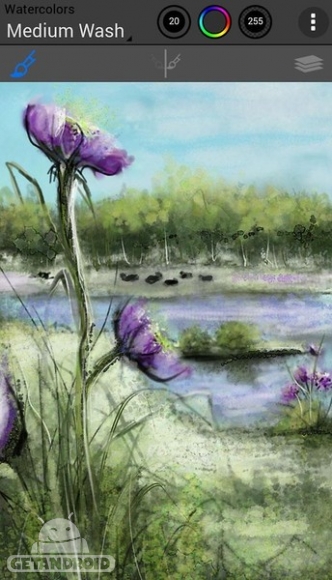 دانلود Painter Mobile 2.1.3 - برنامه نقاشی کورل برای اندروید