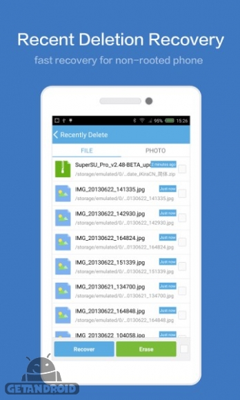دانلود نرم افزار GT Data Recovery اندروید