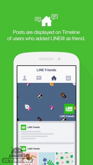دانلود LINE@App (LINEat) 1.5.2 برنامه ساخت اکانت رسمی در لاین اندروید