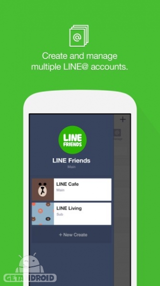 دانلود LINE@App (LINEat) 1.5.2 برنامه ساخت اکانت رسمی در لاین اندروید