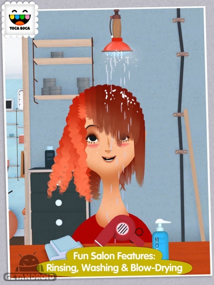 دانلود Toca Hair Salon 2 1.0.7 - بازی سالن آرایش و مدل موی توکا 2 برای اندروید