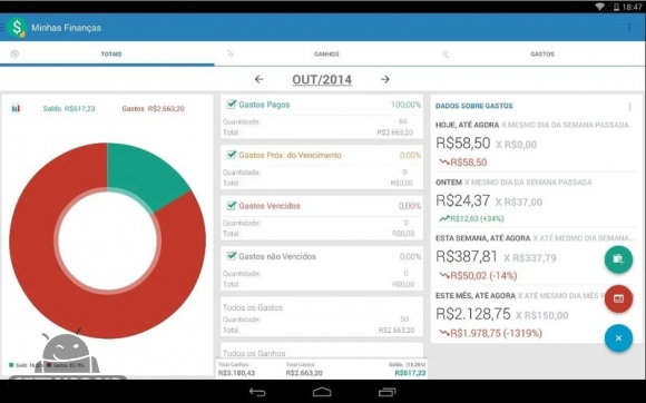 دانلود My Finances Pro 4.1.8 - برنامه مدیریت امور مالی برای اندروید