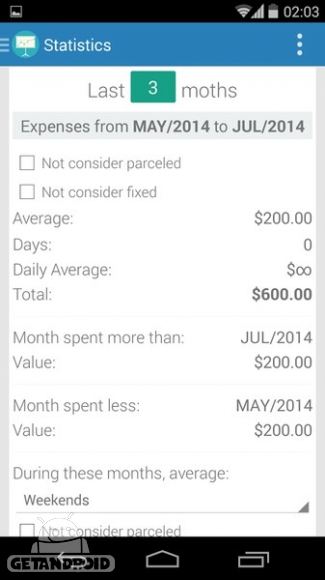 دانلود My Finances Pro 4.1.8 - برنامه مدیریت امور مالی برای اندروید