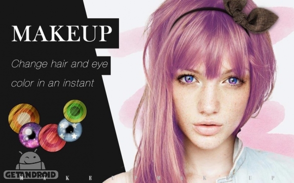 دانلود برنامه Makeup-Hair and Eye Color اندروید