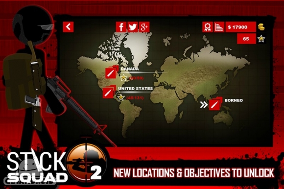 دانلود Stick Squad 2 - Shooting Elite v1.0.4 - بازی آدمک تک‌تیرانداز برای اندروید + مود