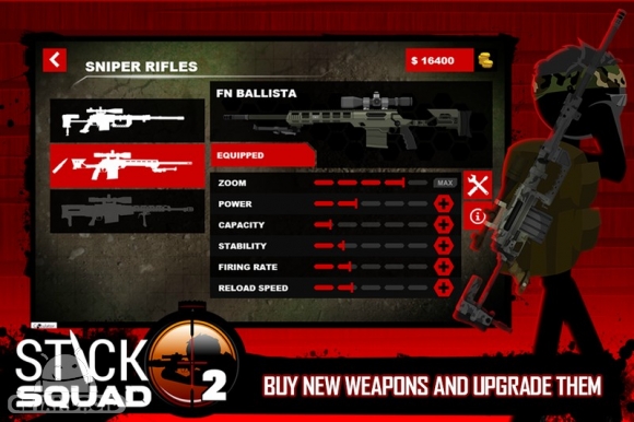 دانلود Stick Squad 2 - Shooting Elite v1.0.4 - بازی آدمک تک‌تیرانداز برای اندروید + مود