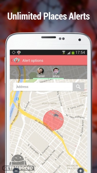 دانلود Family Locator & Kids Tracker 3.86 - برنامه مکان ‌یابی کودکان و اعضای خانواده از طریق GPS اندروید