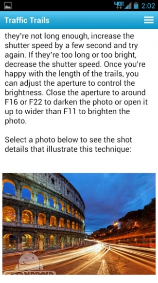 دانلود Photography Trainer v4.3 - برنامه آموزش عکاسی برای اندروید