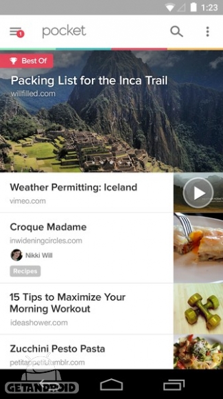 دانلود برنامه Pocket اندروید