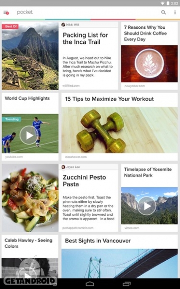 دانلود برنامه Pocket اندروید