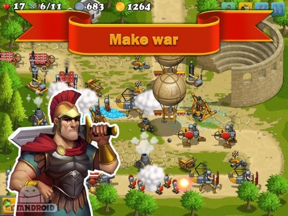 دانلود Defense Of Greece 1.3.4.1 - بازی استراتژیک دفاع از یونان برای اندروید