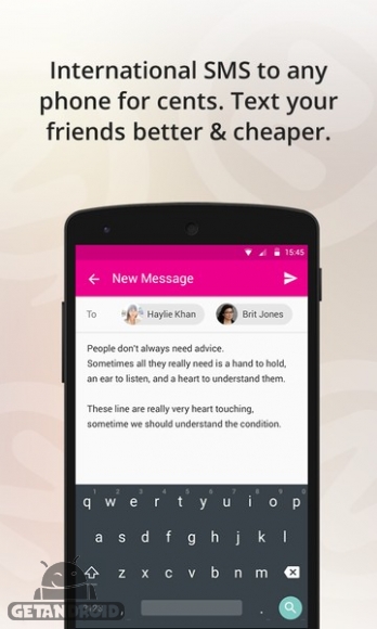 دانلود زیپت Zipt free calls & messages 3.1.11 - برنامه تماس و پیام رایگان برای اندروید