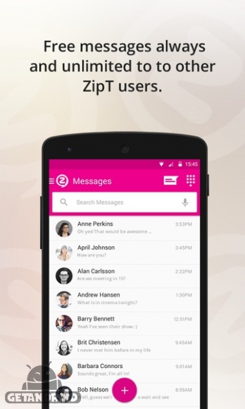 دانلود زیپت Zipt free calls & messages 3.1.11 - برنامه تماس و پیام رایگان برای اندروید