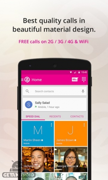 دانلود زیپت Zipt free calls & messages 3.1.11 - برنامه تماس و پیام رایگان برای اندروید