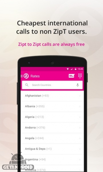 دانلود زیپت Zipt free calls & messages 3.1.11 - برنامه تماس و پیام رایگان برای اندروید