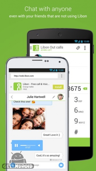 دانلود لیبون Libon - International calls 4.5 - برنامه تماس و پیام رایگان برای اندروید