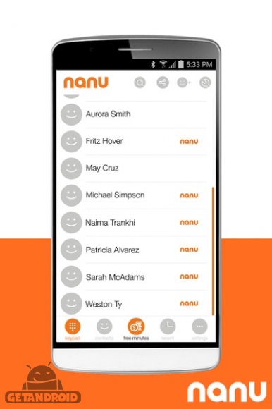 دانلود نانو nanu - free calls for everyone 2.1.3 - برنامه تماس رایگان برای اندروید