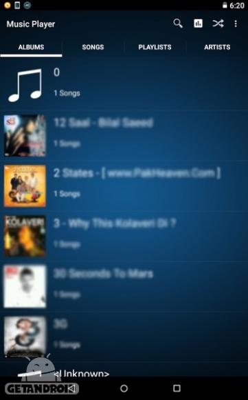 دانلود Axif Music Player 1.0.1 - موزیک پلیر جدید اکسیف اندروید