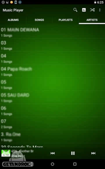 دانلود Axif Music Player 1.0.1 - موزیک پلیر جدید اکسیف اندروید