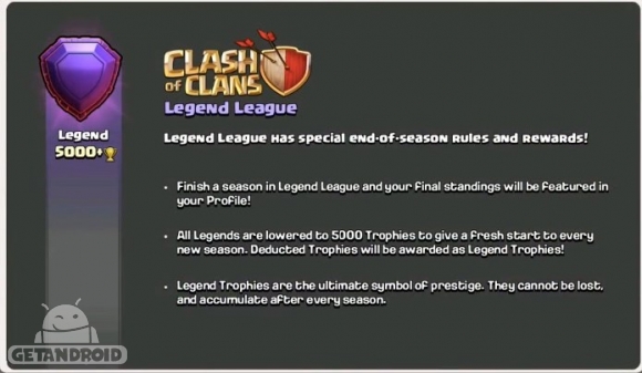 راهنمای لیگ های جدید Titan و Legend در بازی کلش