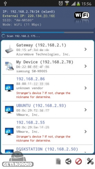 دانلود برنامه Network Scanner اندروید