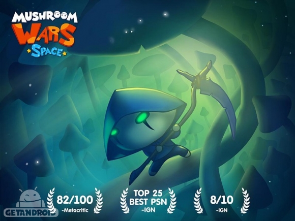 دانلود Mushroom Wars: Space! 1.4.10 - بازی نبرد قارچها:فضا برای اندروید + دیتا