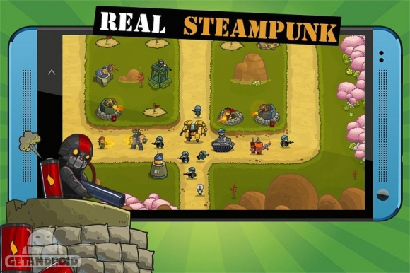 دانلود بازی Steampunk Defense اندروید