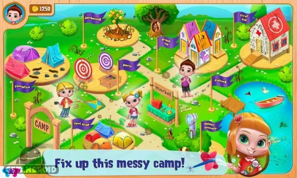 دانلود Messy Summer Camp Adventures v1.0.4 - بازی ماجراهای کمپ تابستانی برای اندروید