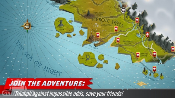 دانلود World of Warriors: Quest v1.5.8 - بازی استراتژیک دنیای جنگجویان: جستجو برای اندروید + دیتا