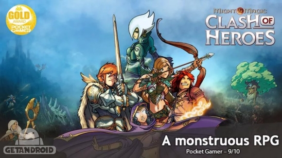 دانلود M&M Clash of Heroes v1.4 - بازی نقش آفرینی برخورد قهرمانان برای اندروید + دیتا