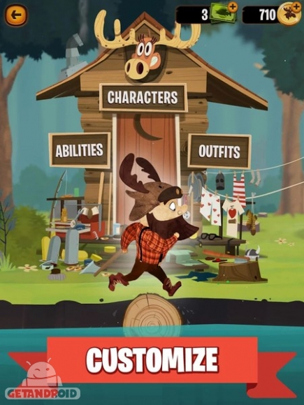 دانلود Thunder Jack's Log Runner 1.5 - بازی جک دونده برای اندروید + مود